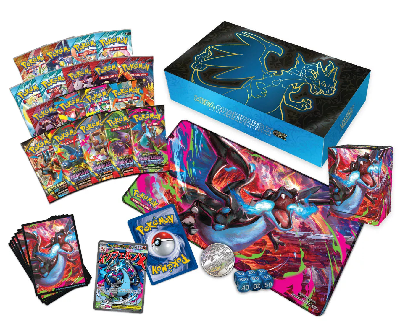 PRECOMMANDE 14/10/25 - ME02 Flammes Fantasmagoriques - UPC Méga-Dracaufeu X